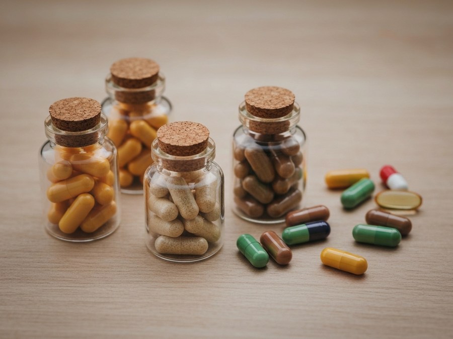 Široký výběr vitamínů a minerálů pro podporu celkového zdraví a vitality dospělých.